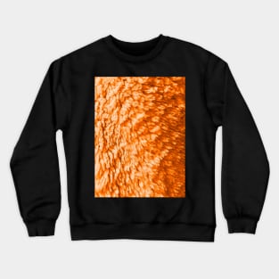 Orange Fur Crewneck Sweatshirt